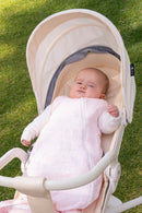 Saquito para dormir Rosa muselina algodón orgánico