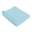 Manta tejida Azul 100% bamboo orgánico