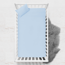 Juego de sábanas para cuna ultrasoft microfibra 3 piezas Azul