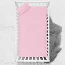 Juego de sábanas para cuna ultrasoft microfibra 3 piezas Rosa