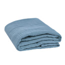 Sábana para cuna Marino 100% muselina algodón orgánico