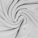 Manta tejida Gris 100% bamboo orgánico