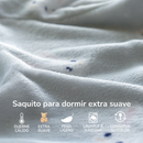 Baby sleeping saquito para dormir microfibra ultrasuave Bunny 0-12 Meses