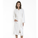 Bata de baño microfibra dama Blanca