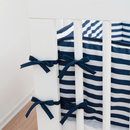 Bumper protector para cuna Azul