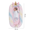 Camita portátil nido para bebé Unicornio