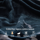 Cobertor ultrasuave ligero de microfibra estampado Lux