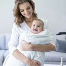 Cobertor cuna doble vista microfibra Alaska Bunny