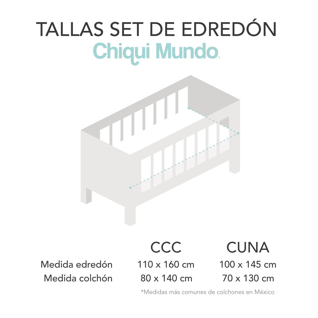Juego de cama con edredón para cama-cuna corral OSITOS CARIÑOSITOS – Baby  Planet México – Tienda de Ropa y Accesorios para Bebés y Niños