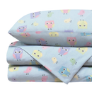 Juego de sábanas de camiseta para cuna Buhitos