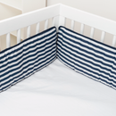 Bumper protector para cuna Azul