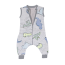 Set Saquito para dormir Dinosaurios Glow & Velvet Gray