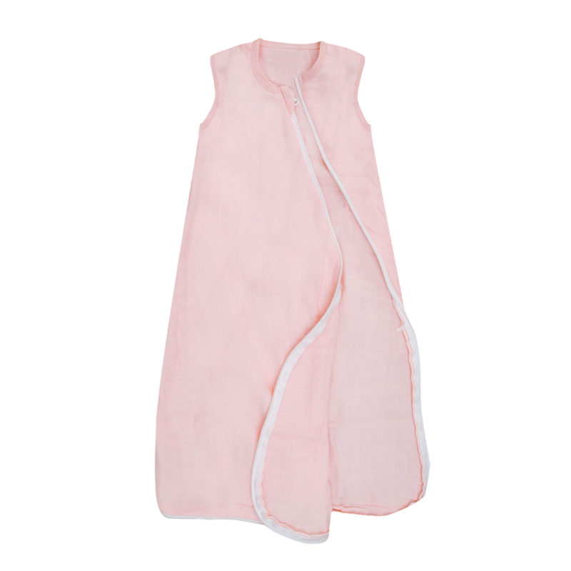 Saquito para dormir Rosa muselina algodón orgánico