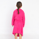 Bata de baño microfibra infantil Rosa