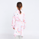 Bata supersoft de microfibra infantil Arcoiris