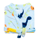 Bata supersoft de microfibra infantil Dinos