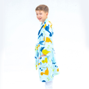 Bata supersoft de microfibra infantil Dinos