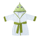 Bata de baño microfibra ultrasuave para niño Dino