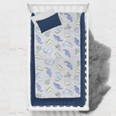 Cobertor Alaska cunero Dinosaurios Glow