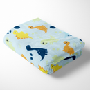 Set de 2 Cobertor ligero cunero Dinos & Galaxy