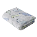 Cobertor ligero ultrasuave microfibra Dinosaurios Glow