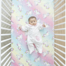 Set de 2 Cobertor ligero cunero Paris & Unicornio