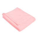 Manta tejida Rosa 100% bamboo orgánico