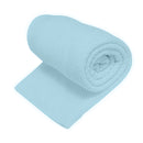 Manta tejida Azul 100% bamboo orgánico