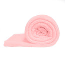 Manta tejida Rosa 100% bamboo orgánico