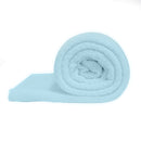 Manta tejida Azul 100% bamboo orgánico