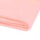 Manta tejida Rosa 100% bamboo orgánico