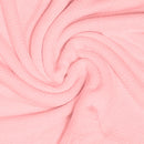 Manta tejida Rosa 100% bamboo orgánico