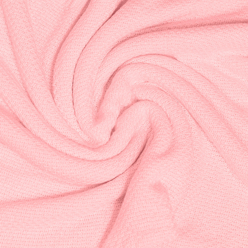 Manta tejida Rosa 100% bamboo orgánico