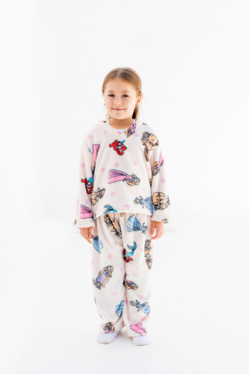 Pijama ultrasuave de microfibra para niña (2 piezas) Disney Princess