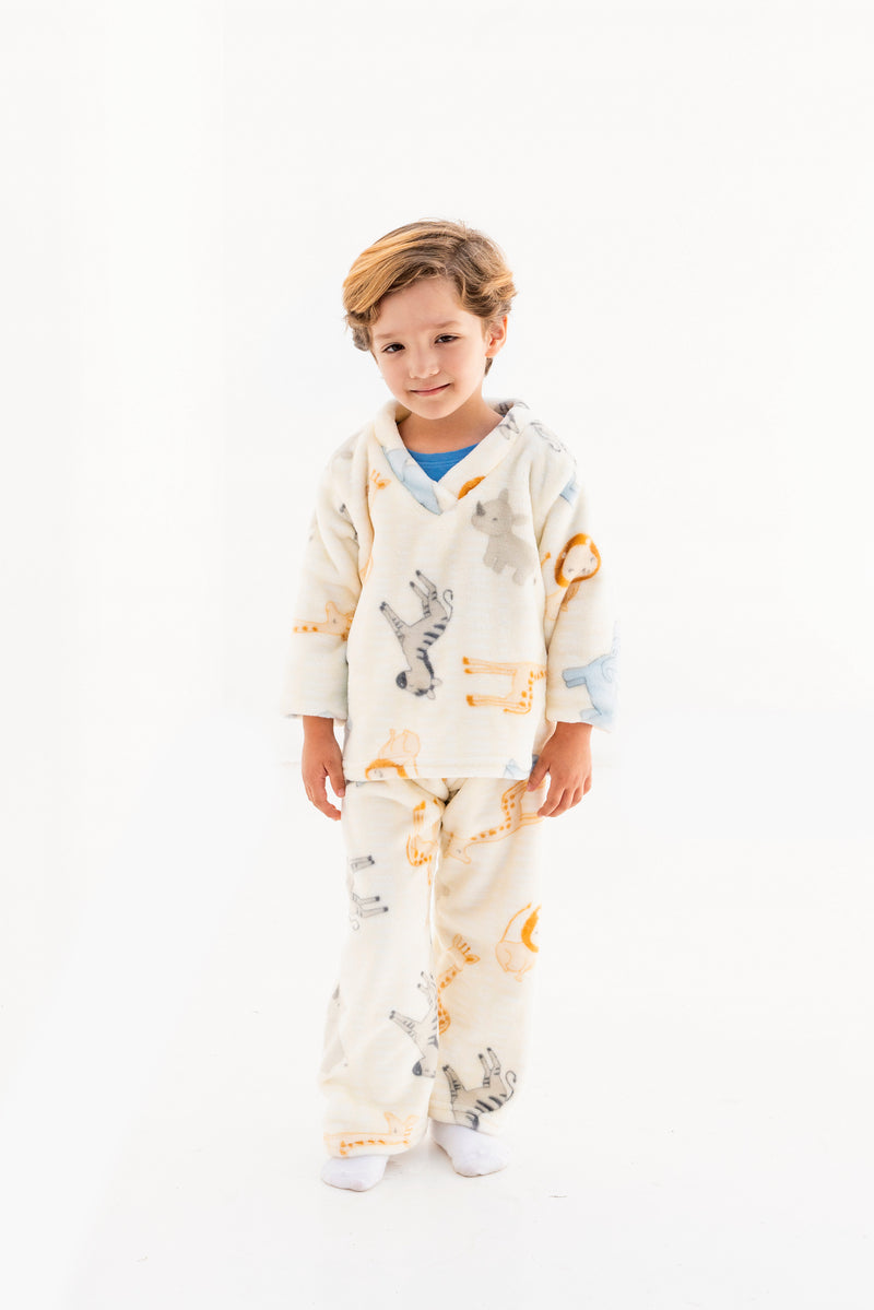 Pijama ultrasuave de microfibra para niña (2 piezas) Junglita