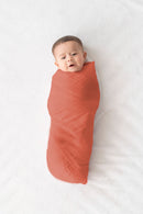 Sábana para cuna Terracota 100% muselina algodón orgánico