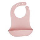 Set alimentación Rosa plato, bowl, babero y cuchara