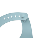 Set alimentación Azul plato, bowl, babero y cuchara