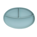 Set alimentación Azul plato, bowl, babero y cuchara