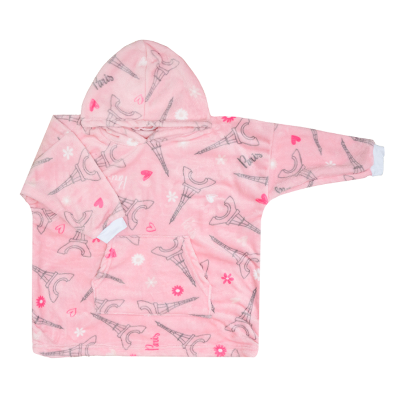 Sudadera cobija afelpada Paris 4-8 años