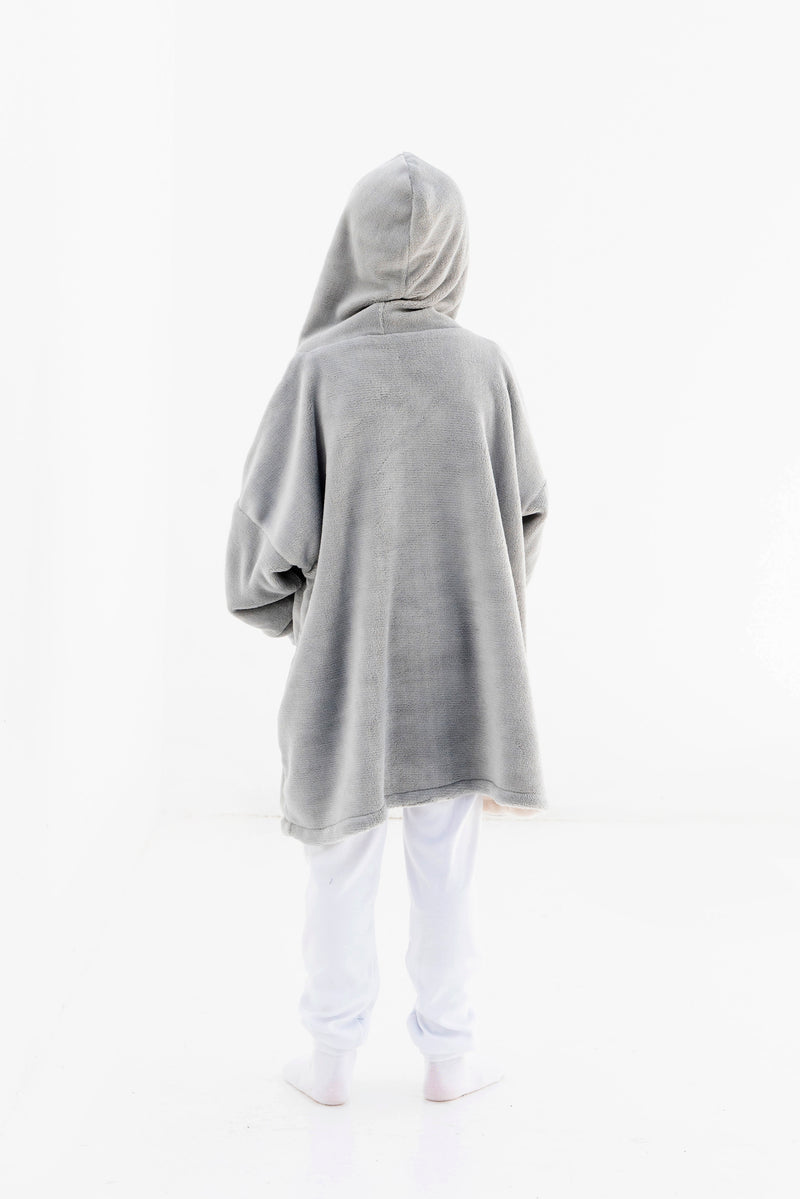 Sudadera cobija sherpa Gris 4 8 a os