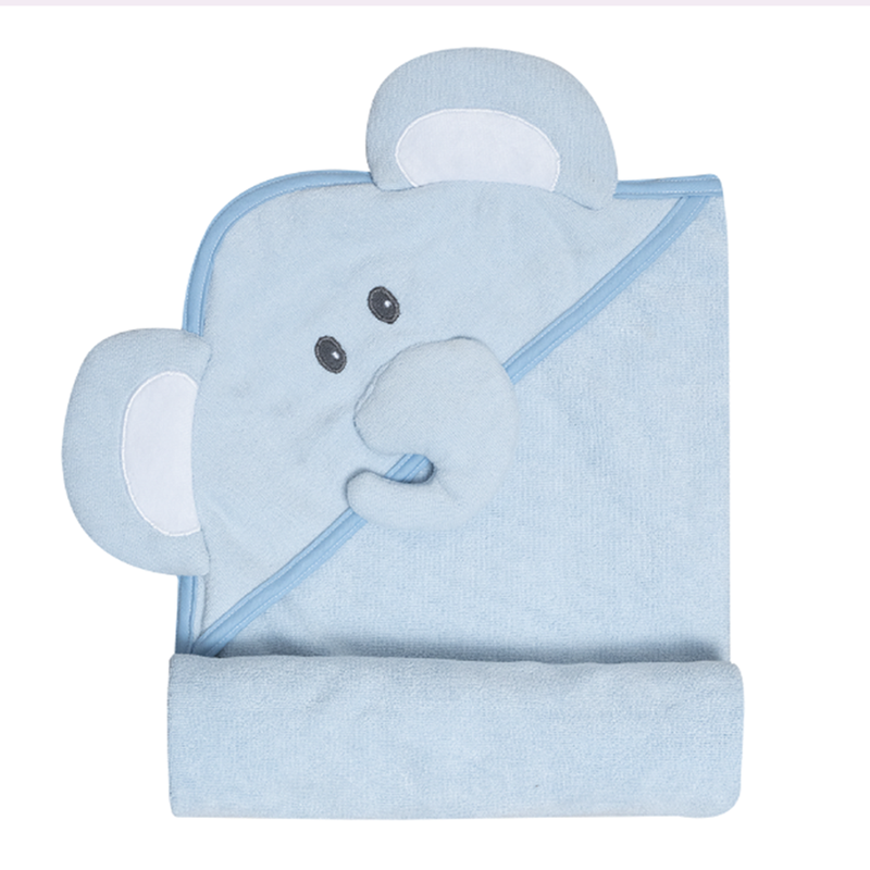 Toallita para bebé con capucha Elefantito