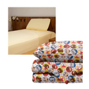 Set 2 sábana cajón cuna Friends y Amarillo