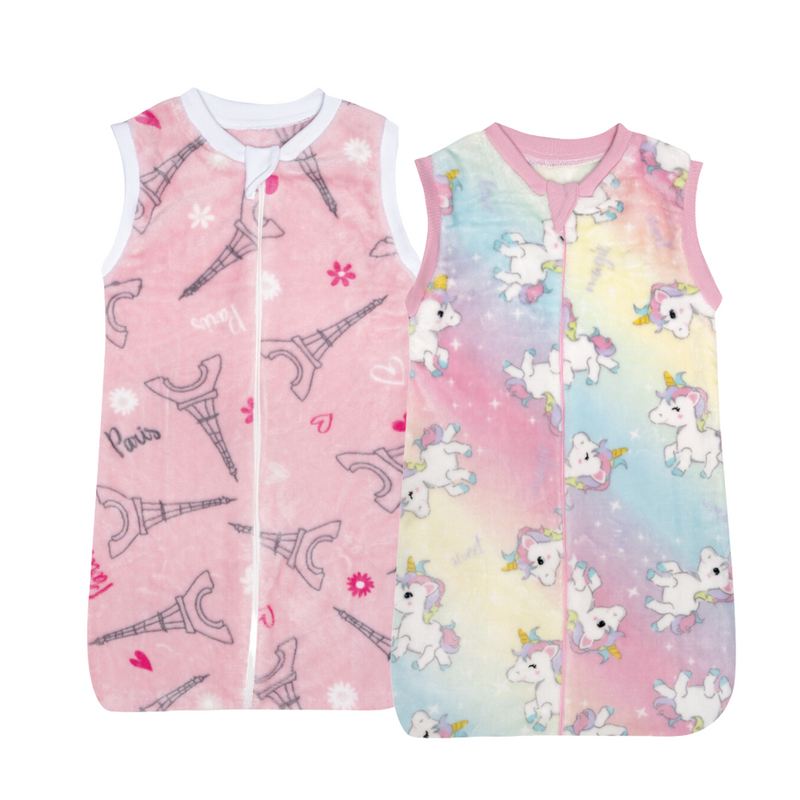 Set de 2 Baby Sleepings Paris & Unicornio 0-12 Meses