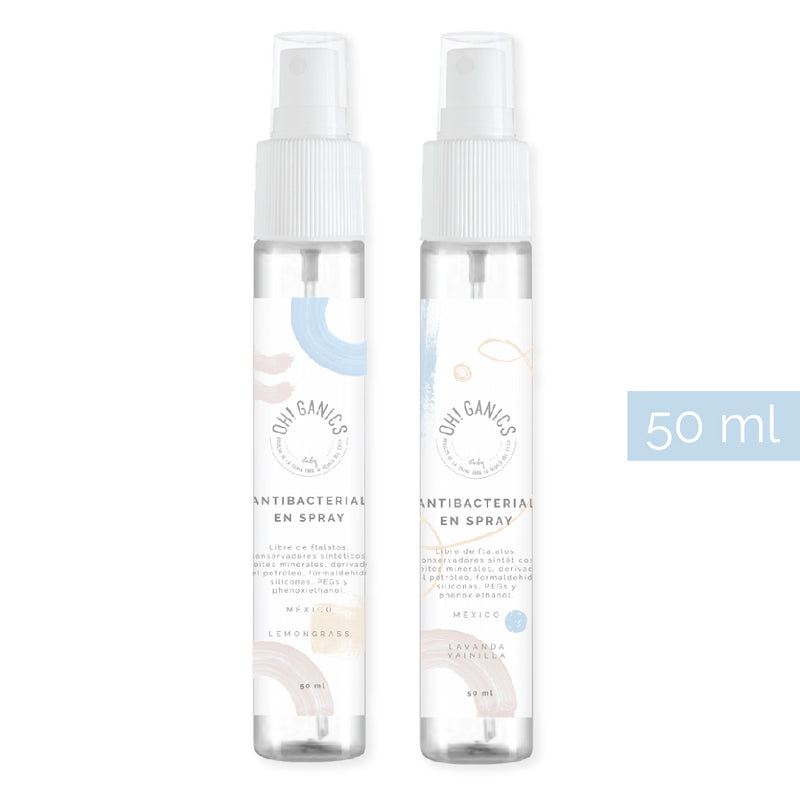 Antibacterial en spray aroma Lemongrass 50 ml OH!GANICS