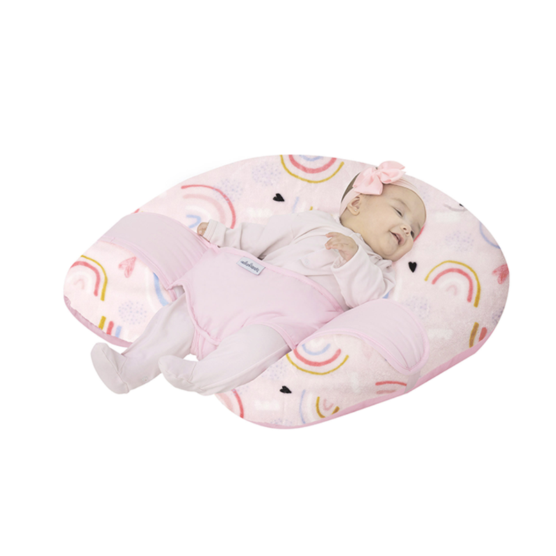 Almohada De Lactancia Cojin Embarazo Multiusos Princess Rosa