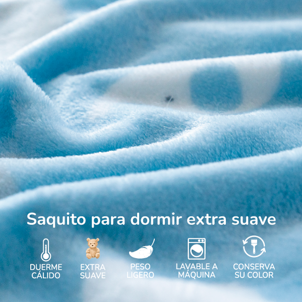 Baby sleeping saquito para dormir microfibra ultrasuave Elephant