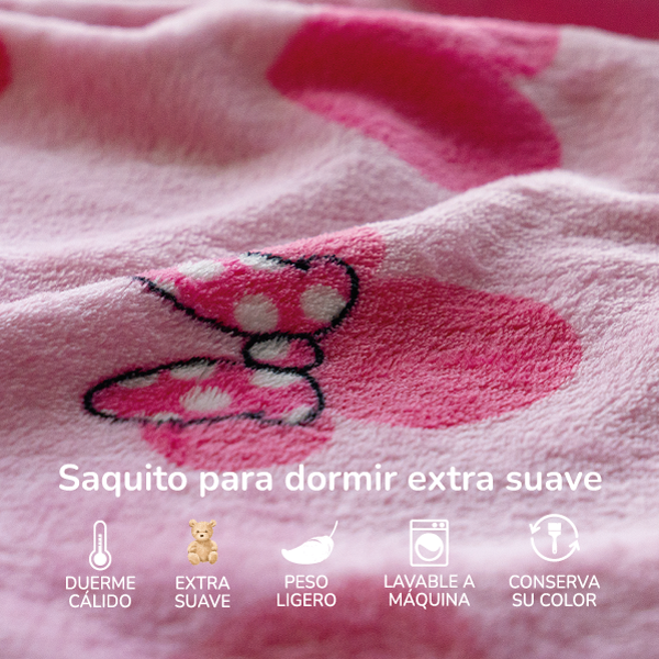 Baby sleeping saquito para dormir microfibra ultrasuave Minnie