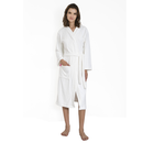 Bata de baño microfibra dama Blanca