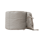 Bumper protector para cuna Gris